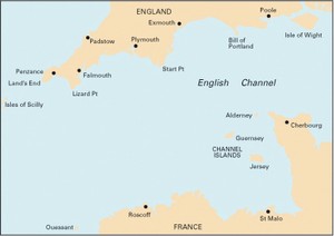 Imray C10 - Western English Channel Passage Chart.  -  1: 40