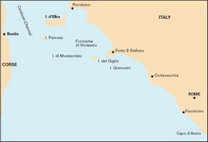 Imray M17 - North Tuscan Islands to Rome - 1:325,000