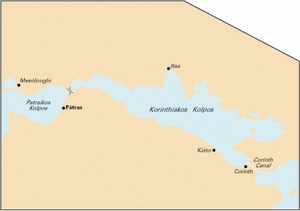 Imray G13 - Gulfs of Patras and Corinth - 1:220,000 WGS 84