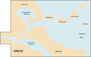 Imray G25 - Northern Sporades and North Évvoia - 1:190,000