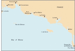 Imray C38 - Anse de Bénodet to Presqu'île de Quiberon