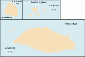 Imray D14 - Islas los Testigos, Isla La Tortuga, La Blanquil
