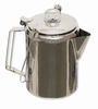 koffiepot, met percolator, roestvrij staal voor 9 kopjes 